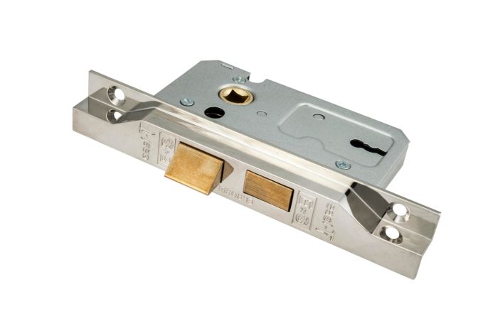 Eurospec - Easi-T Bathroom Lock 64mm Electro Brassed