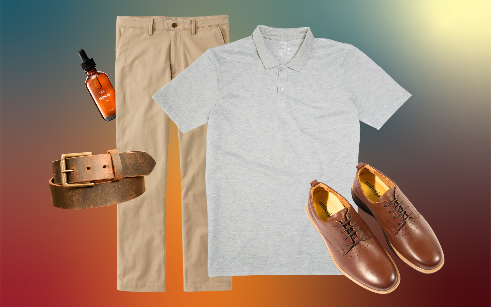 Tall Men's Polo Outfit for Fall