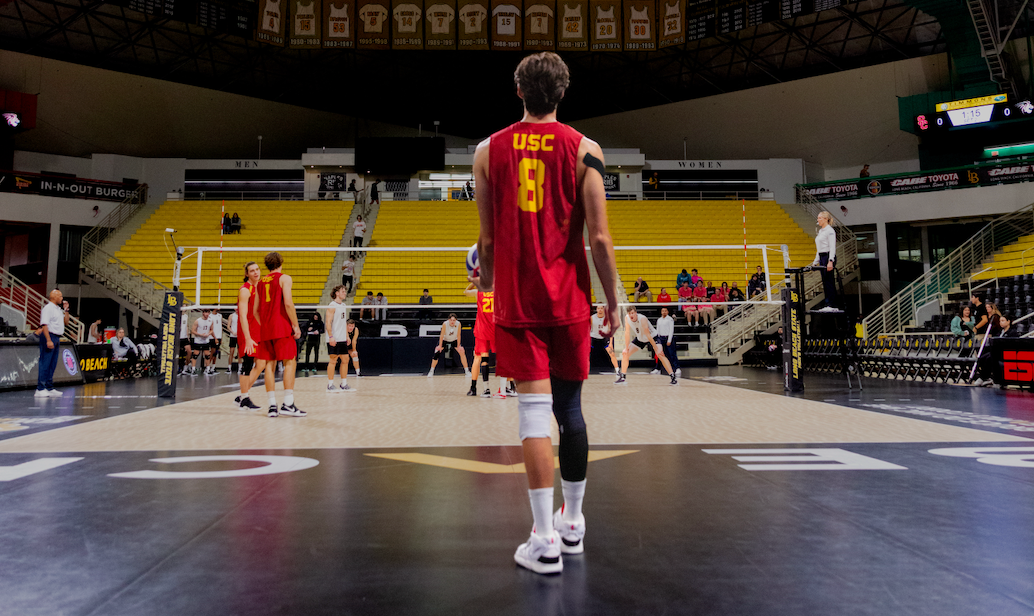 Kyle Paulson Playing Volleyball