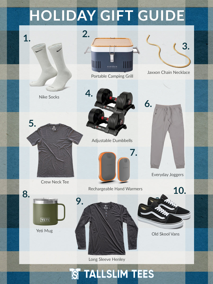 TallSlim Tees Tall Man's Gift Guide