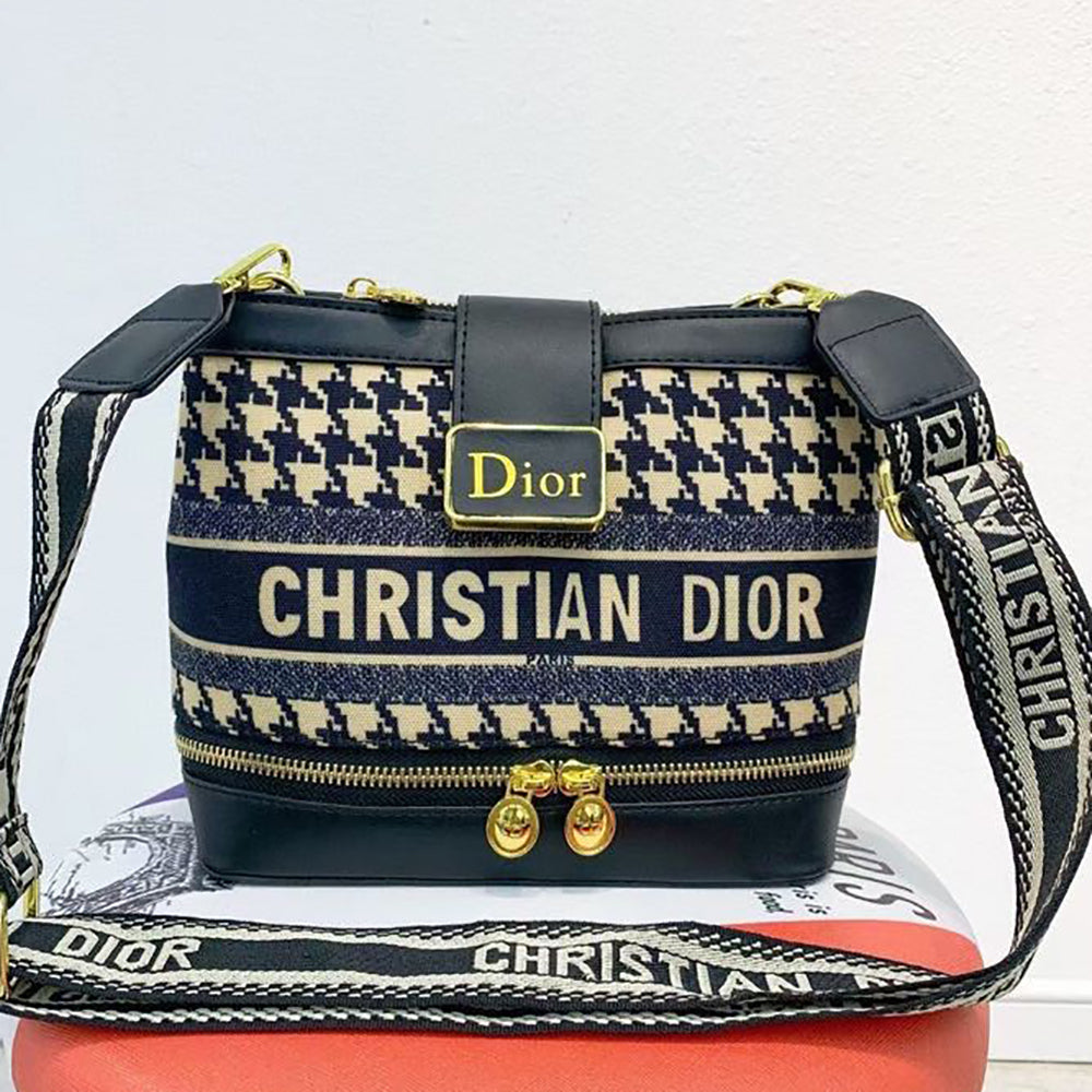 Christian Dior Monogram Print Women's Shopping Shoulder Bag 