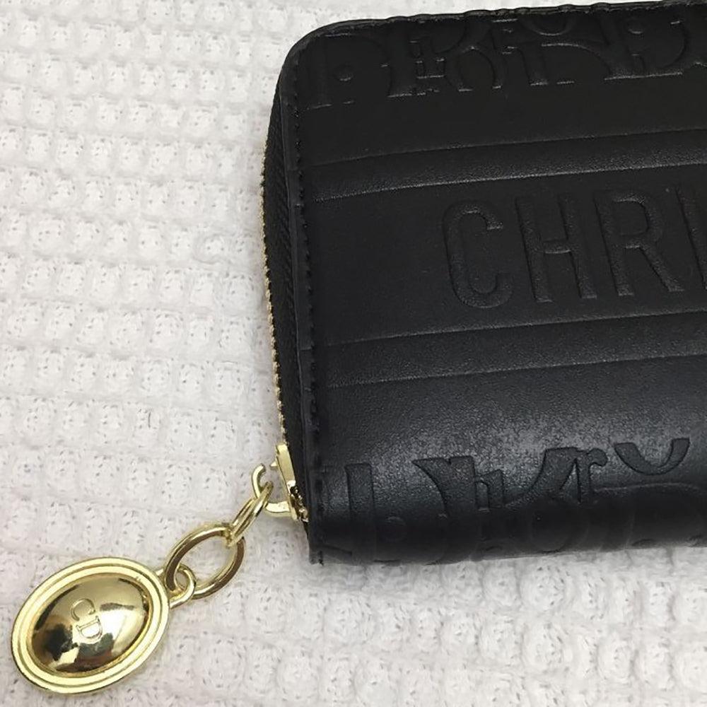 Christian Dior embossed monogram logo vintage long zip wallet clutch Bag