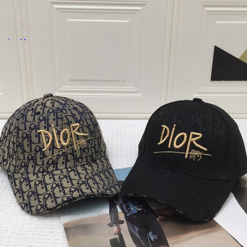 Dior CD Fashion Men's and Women's Visor Hat Embroidered Baseball Cap