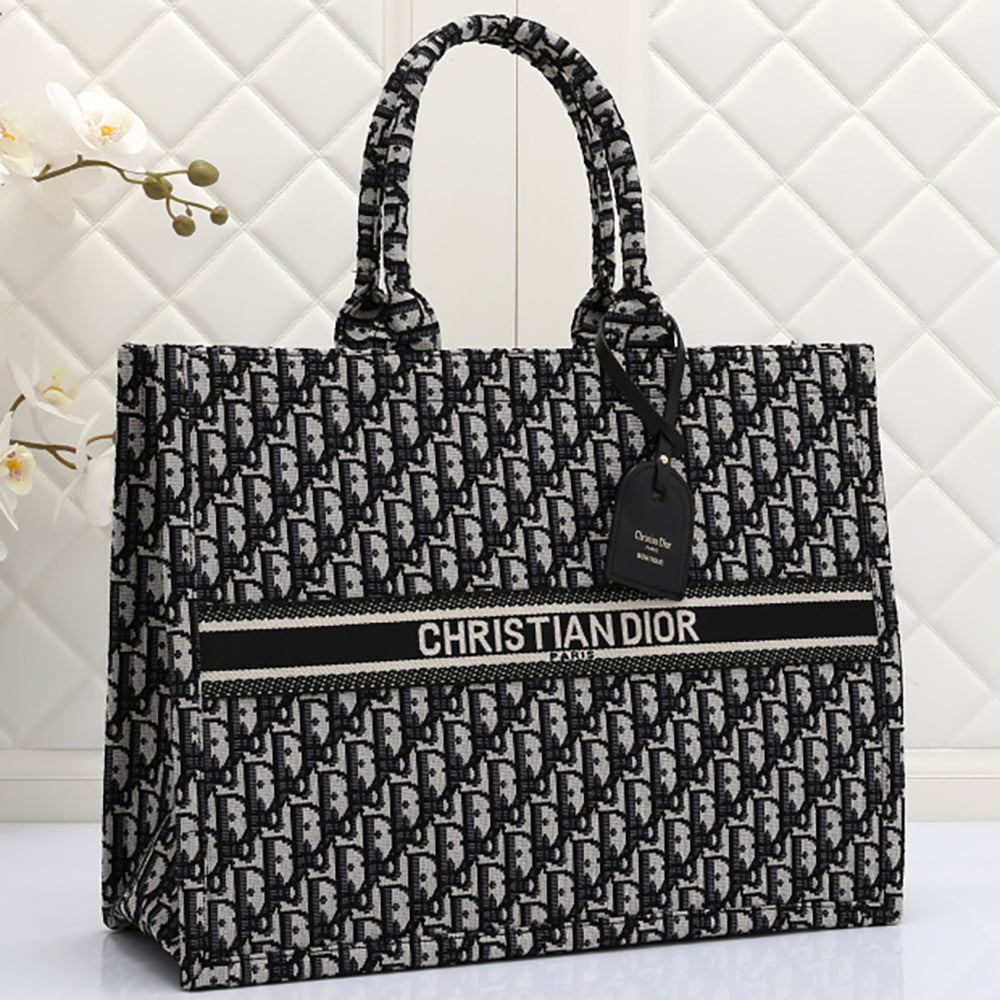 Christian Dior Alphabet Print Women's Shopping Handbag Shoulder Bag