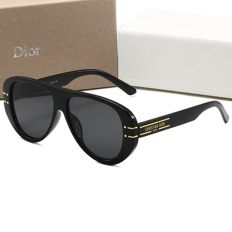 Christian Dior Large Frame Casual Eyewear Couples Beach Sunglasses