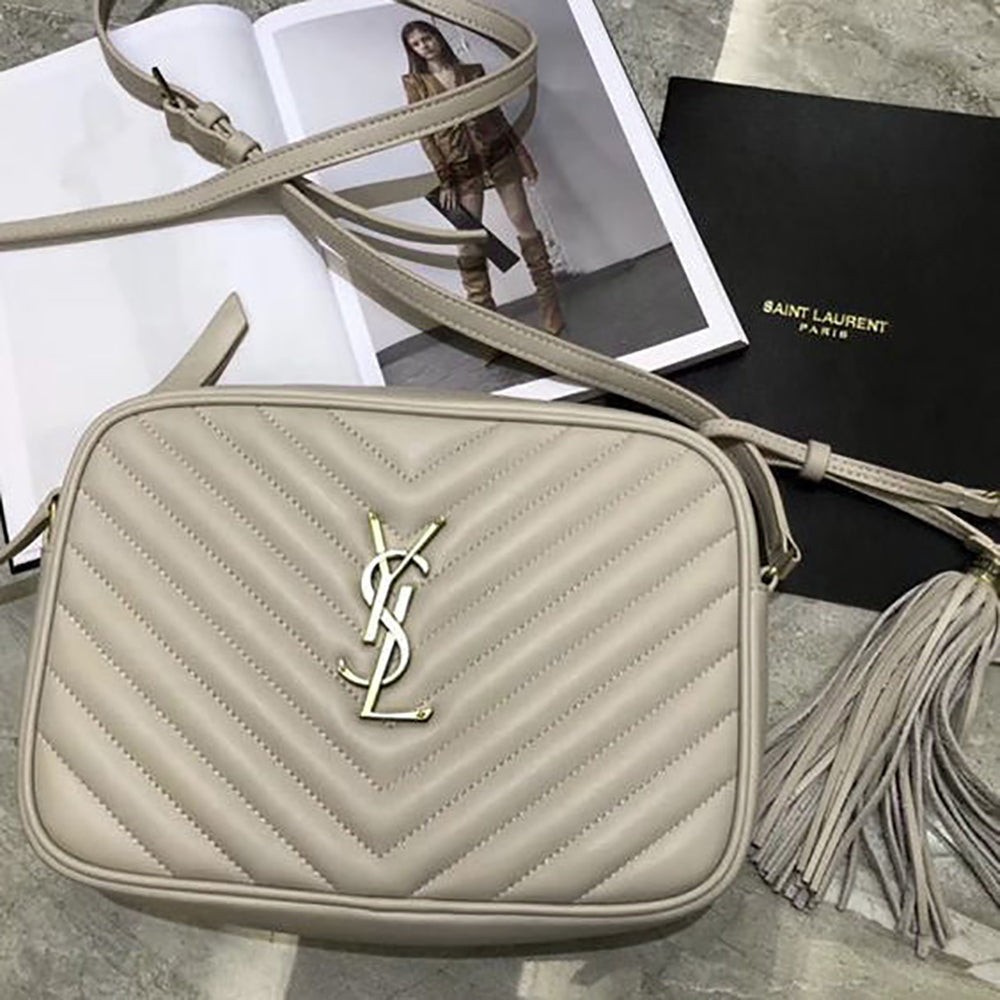 YSL Yves Saint laurent Women Leather Tote Crossbody Satchel Shou