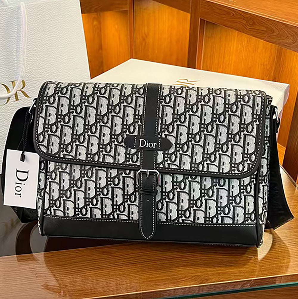 Christian Dior GG full printed retro letters logo Women's flip shoulder bag messenger bag