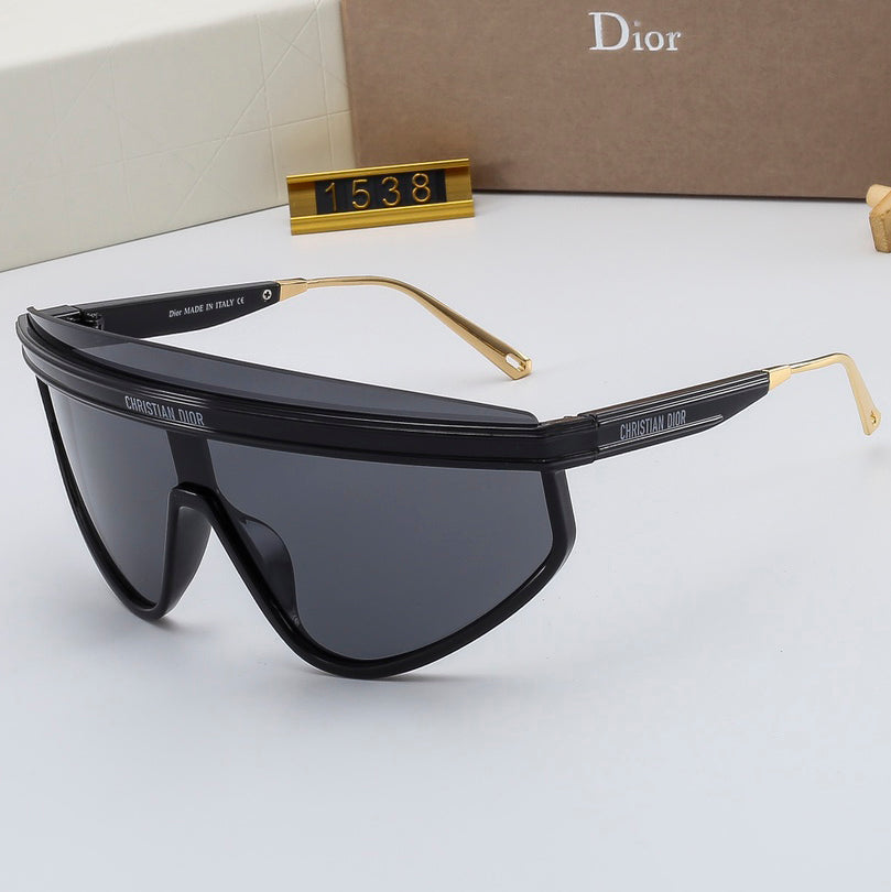Christian Dior Casual Large Frame Glasses Men Women Beach Sunglasses