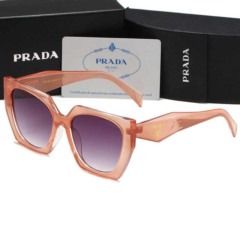 PRADA Letter Logo Couples Beach Casual Glasses Sunglasses