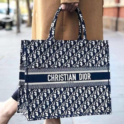 Christian Dior Book Tote Dior Oblique Bag