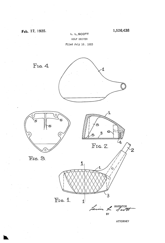 Metal Driver Patent Art Work