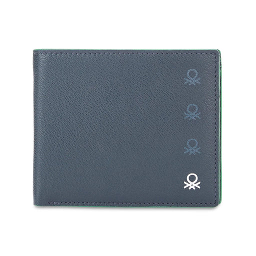 Benetton men's leather wallet price clearance