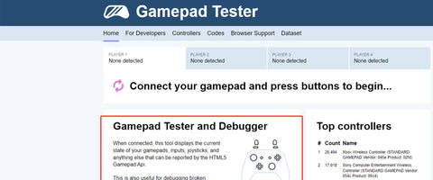 Gamepad-Tester-and-Debugger