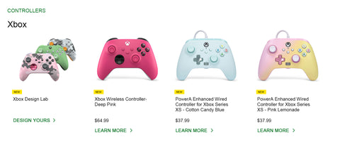 The price of Xbox Wireless Controller