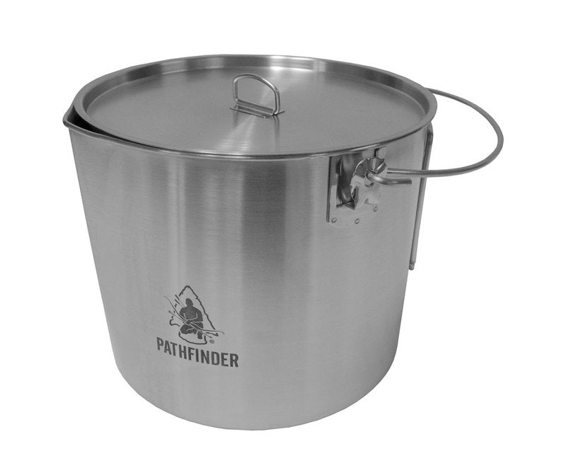 Survival Resources > Cooking > Pathfinder Stainless Steel Bush Pot - 64 oz.