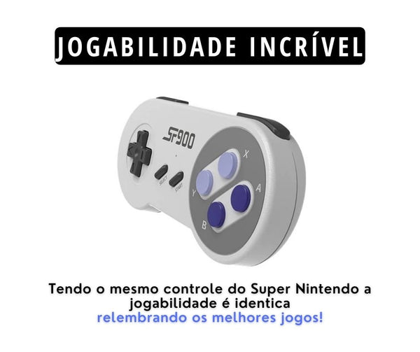 Vídeo Game Nintendinho 4K com 1500 Mil Jogos Retrô 2 Controles Original loja deepbel