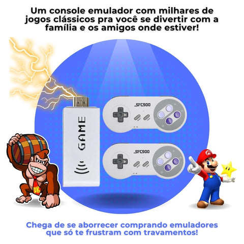 Game Retrô Super NES 10 mil jogos + nossa caixinha exclusiva. A pronta  entrega e Frete Grátis para todo Brasil