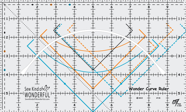 Non-Slip Ruler 6-1/2in x 24in