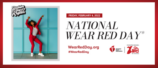 national wear red day reframing women s health wear red all day banner