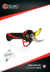 F3015 pruning shear user manual