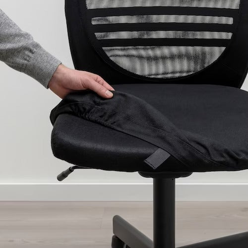 advies vermoeidheid inspanning IKEA FLINTAN Office chair with armrests, black | IKEA Desk chairs for —  EachDayKart.in