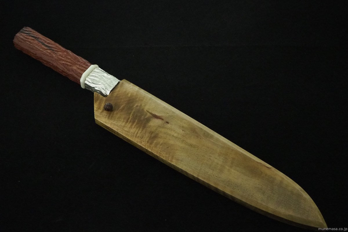 玉鋼 牛刀８寸(240㎜) 刀匠・小澤 茂範作 Gyuto 240mm Swordsmith