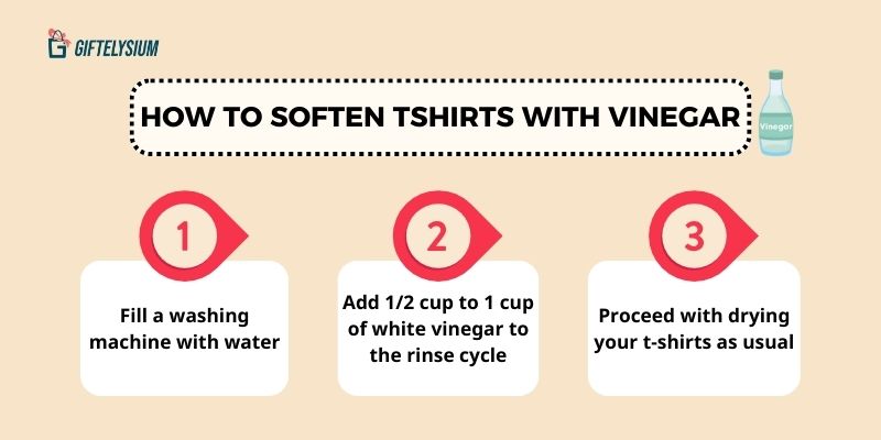Step-by-step Instructions on How to Soften Tshirts with Vinegar