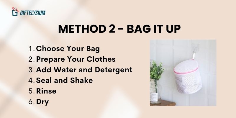Bag It Up - How to Clean Clothes Without a Washer