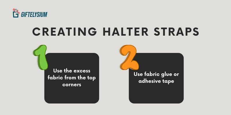 Creating the Halter Straps For Your Top