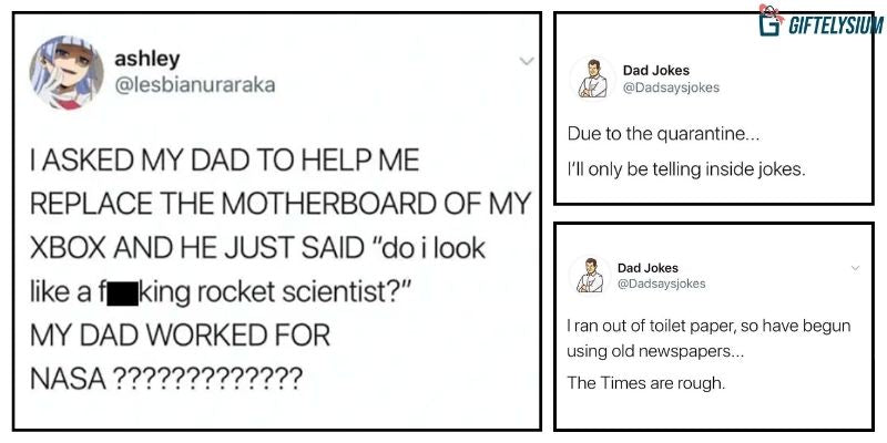 Dad Joke on Social Media