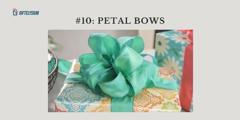 Petal Bows in Gift Wrapping