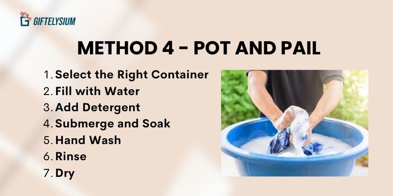 Pot and Pail - How to Clean Clothes Without a Washer