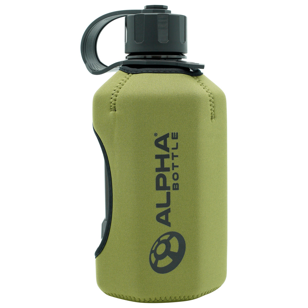 Alpha Bottle XXL - 2400ml Water Jug/Gym Bottle - BPA Free (Smoke Black)