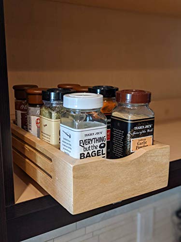 SpiceLuxe Transformer Rack  Organize Spices in Drawer, Counter, or Ca