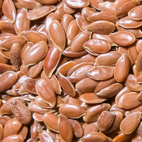 Organic brown flax seeds, 500 g