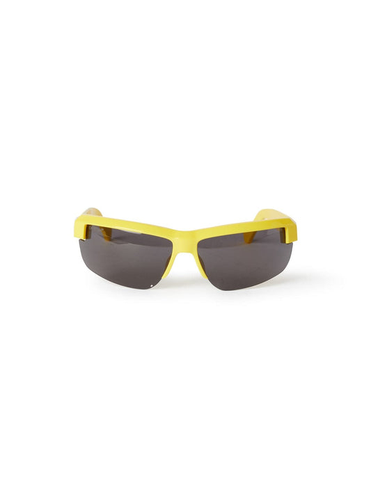 OFF-WHITE Cady Rectangular Frame Sunglasses Light Grey Marble/White  (OWRI026S21PLA0010501) - FW21 - MX