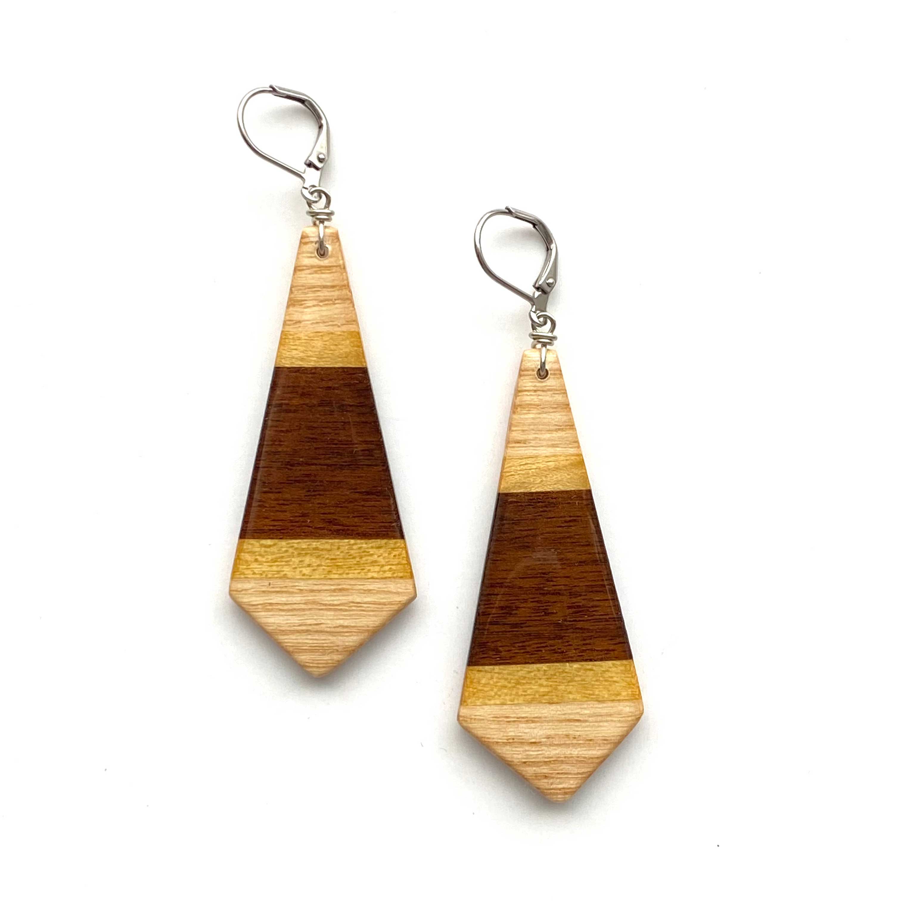 Kate Wood Drop Earrings – Gold Dust Collective