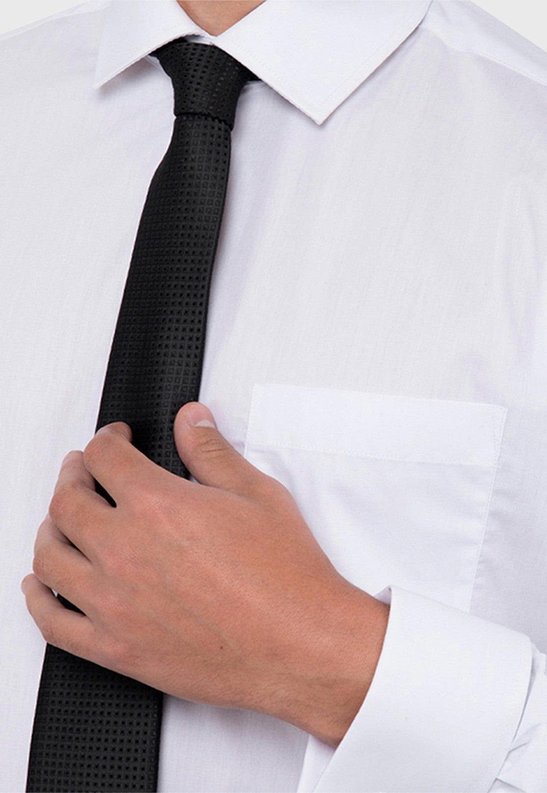 Camisa Hombre Cuello Puño Doble Blanca – germanionline
