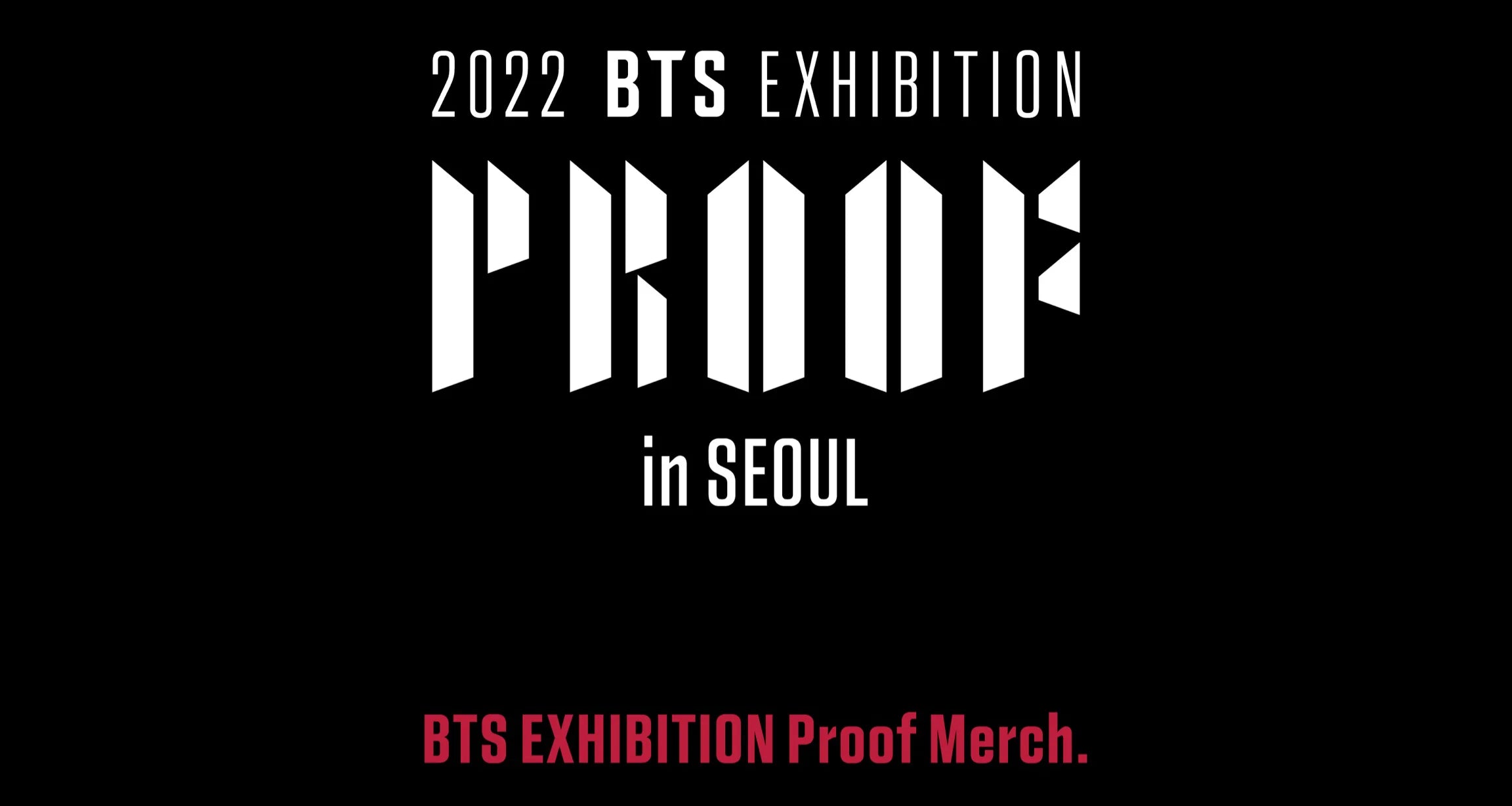 BTS Proof Exhibition Bookmark | UK Kpop Album Store