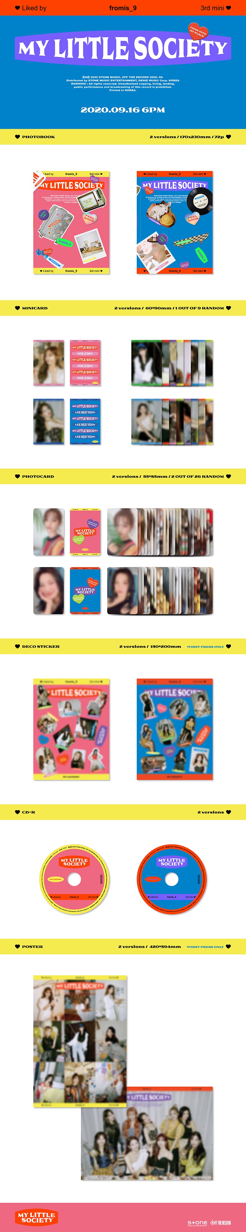 Fromis_9 My Little Society | UK Kpop Album Store | FREE SHIPPING