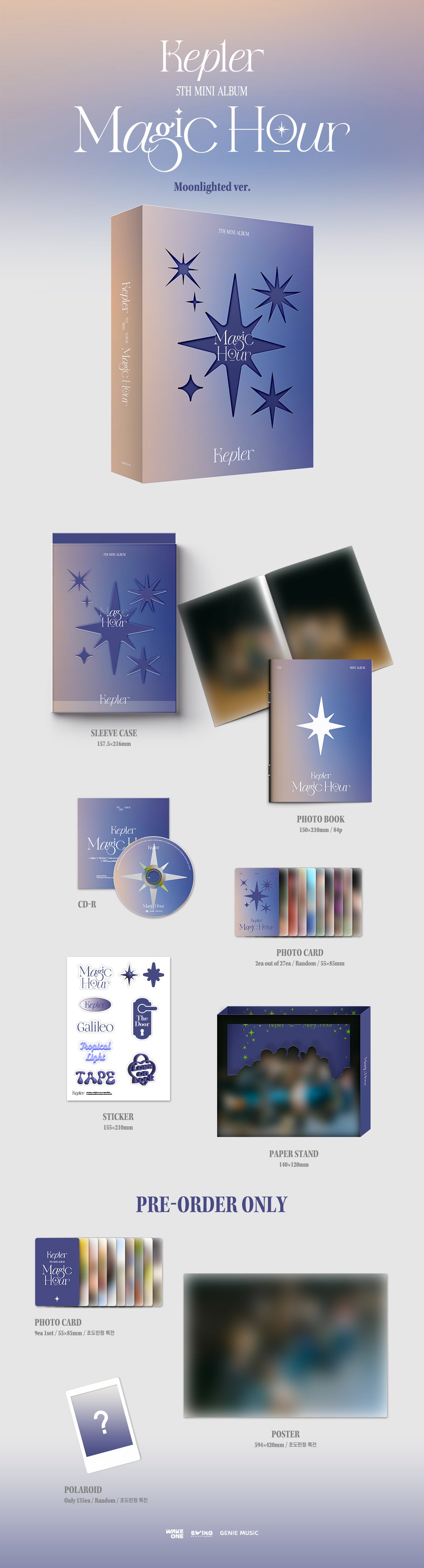 Kep1er Magic Hour with Pre-order Gift | UK Kpop Shop | Free Shipping