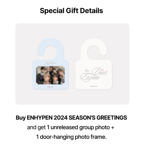 ENHYPEN 2024 SEASON'S GREETINGS | UK Kpop Shop