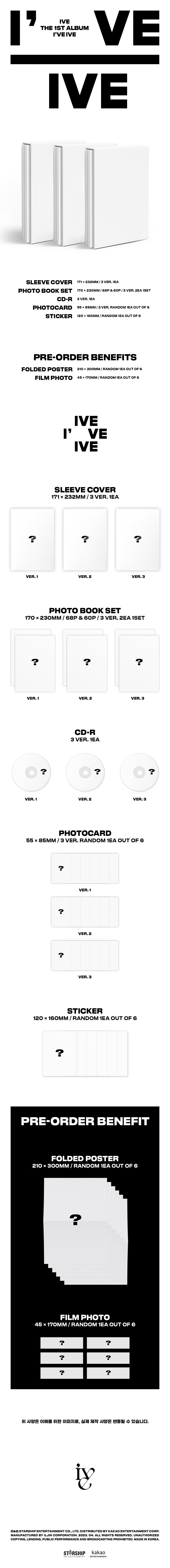UK Free Tracked Shipping for IVE 1st Album [I've IVE] KITSCH with pre-order benefit POB photocard for sale. Buy from a huge collection of official merch at the best online kpop store marketplace in Manchester UK Europe. Buy BTS BT21 TWICE & TXT at our k-pop shop. Tomorrow X Together. Hanteo & Circle Korean charts.