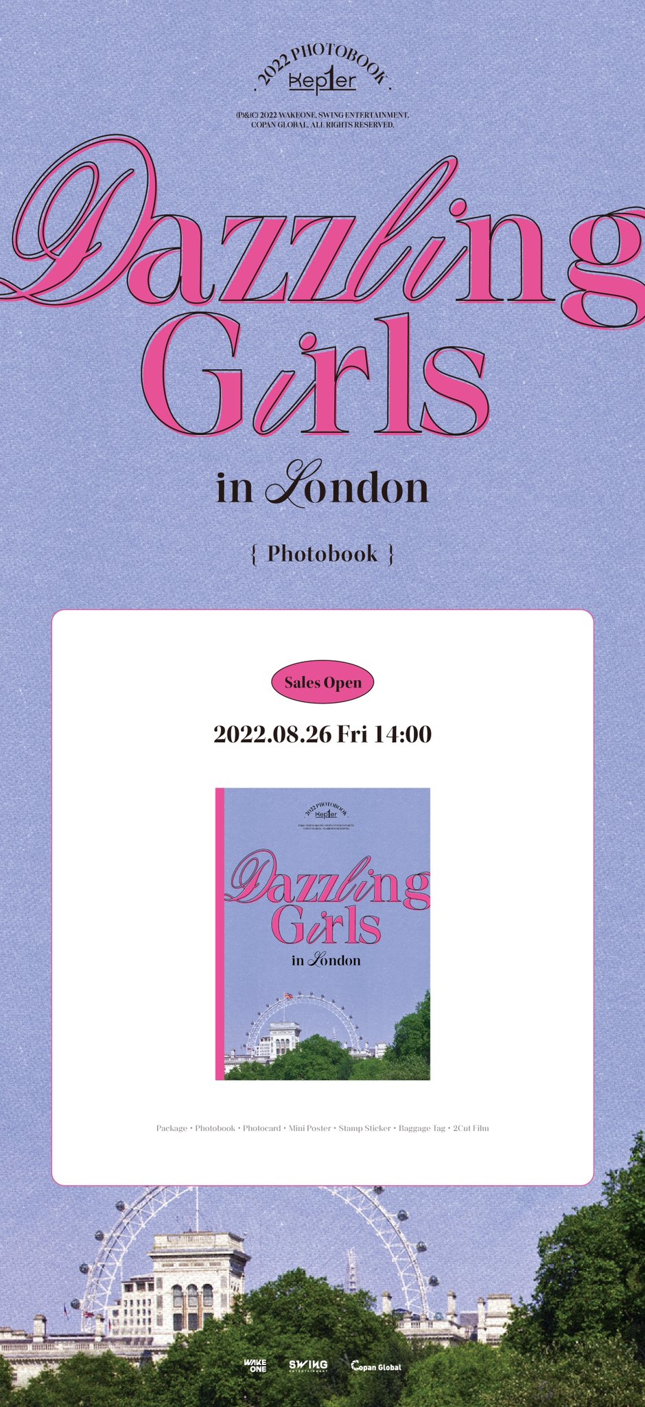 Kep1er Dazzling Girls in London Photobook | UK FREE SHIPPING