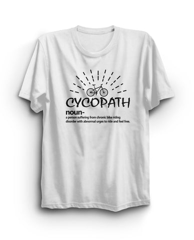 custom screen printed cycopath cycling t-shirt by rgmj brands