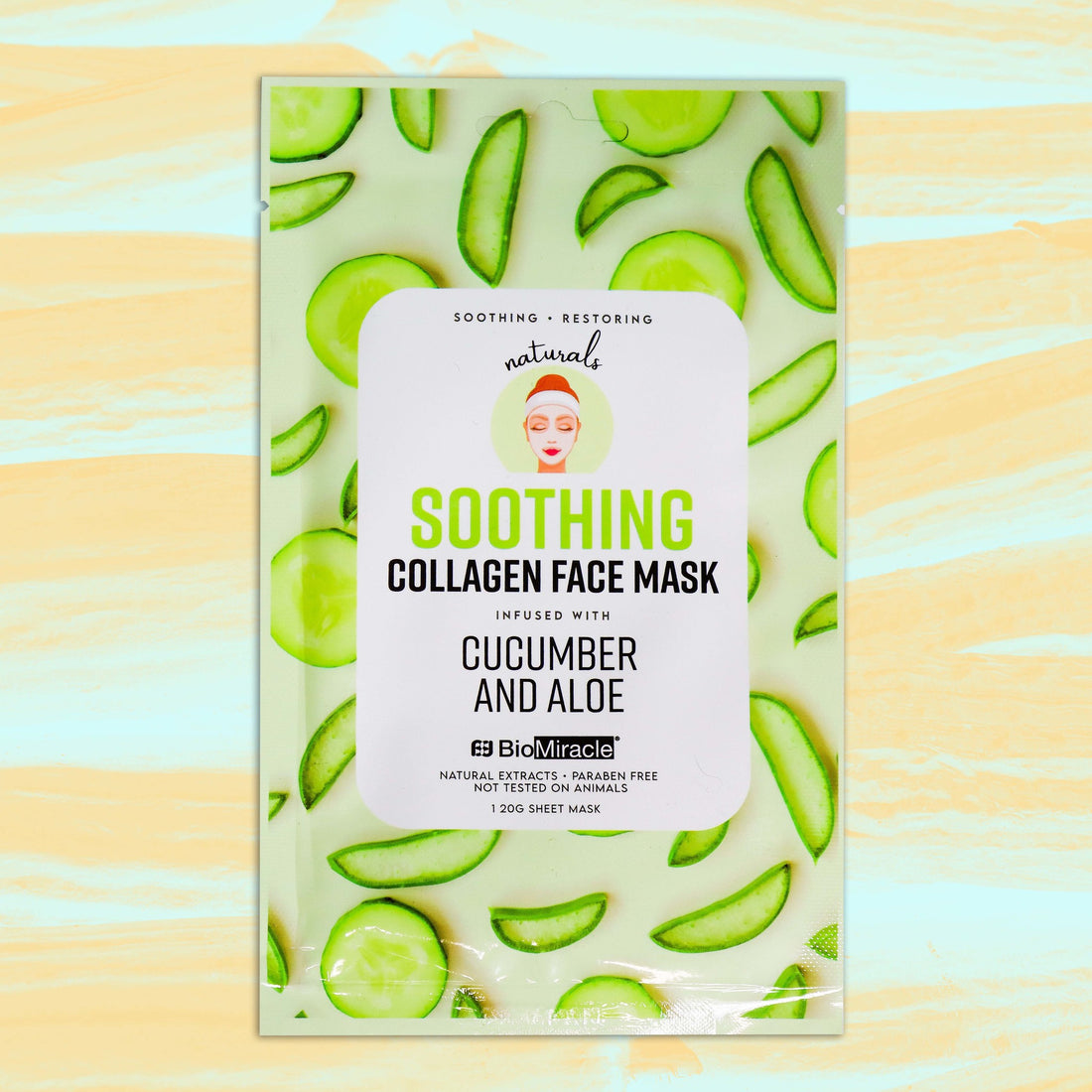  C'est Moi Soothing Cucumber & Aloe Gel Facial Mask  Soothe &  Hydrate Skin, Moisturizing Facial Mask, Clinically Tested Non-Toxic  Ingredients feat. Organic Aloe & Calendula, EWG Verified, 1.7 oz 