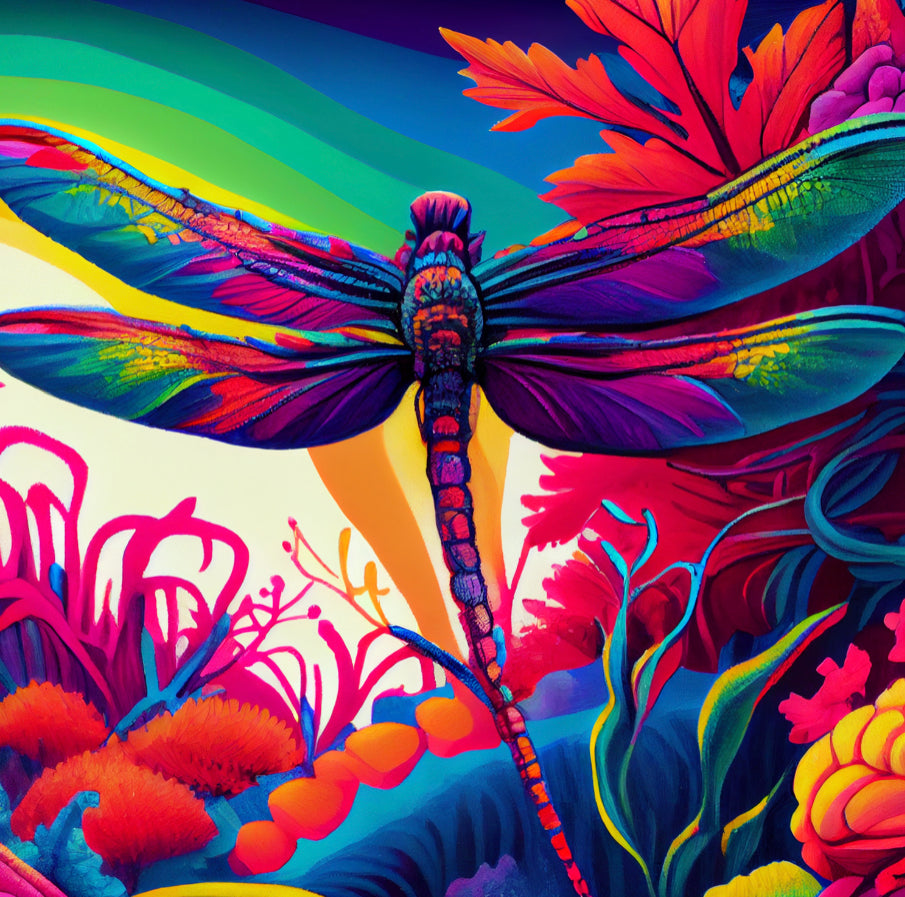 Bling Dragonfly Sublimation Cup Kit