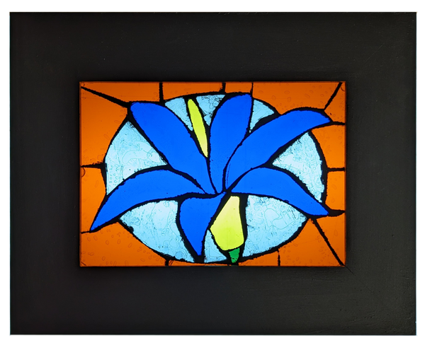 Glass Mosaic Flower
