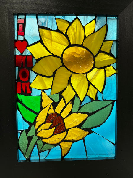 Mosaic Glass Flowers