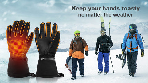 gokozy heated ski gloves